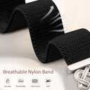 Minyee Magnetic Stretchy Band Compatible with Apple Watch Bands 38/40/41/42/44/45/46/49mm Women Men, Celtic Knot Soft Elastic Nylon Fabric Strap for iWatch Series 11 10 9 8 7 6 5 4 SE/Ultra 3 2 1
