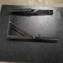 7019114, Black Supports, 403mm, Set of 2 Folding Shelf Brackets, max. Load 60kg, Painted, Steel, 400mm