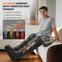 JZBRAIN Air Compression Leg Recovery Boots : Sequential Full Leg Compression Massager System for Muscle Relaxation & Relief - 11 Intensity 6 Modes 3 Heat for Athletes & Gym (Medium)