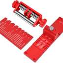 Chisel Sharpening Jig, Wood Honing Guide for Chisels and Planes Width 0.1" to 2.8" with Sharpening Angle Fixture, Angle Gauge from 10 to 45