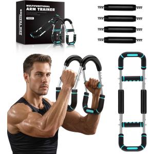 2025 Pro Twister Arm Trainer, Adjustable Power Twister Bar, Chest Shoulder Arm Workout Equipment, Portable Detachable Upper Body Fitness Machine for Home & Gym