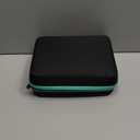 Monthly Pill Organizer 2 Times a Day, with Portable Hard Shell, Pill Cutter, 31-Day Box, Plastic Opening Pick, Monthly & Weekly Stickers, Convenient Medication Management (Black, 2 Times a Day)