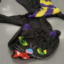 Haunted Hill Farm 9.8 Ft. Halloween Cat Blow Up with LED Lights, Giant Inflatable Yard Decor for Home, Haunted House, Black Cat with Spooky Green Eyes, Festive Outdoor Decorations for Patio and Yard