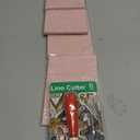 4 Pack Rubber Carving Blocks 4x6 Inch with Lino Cutter Tool Set, Soft Rubber Stamp Making Kit for Block Printing, Linoleum Blocks for Printmaking and DIY Stamp Crafts, Pink