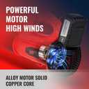 Leaf Blower Cordless, Electric Cordless Leaf Blower with 2 * 4.0Ah Battery Powered, Blowers for Lawn Care, Blower with Extension Nozzle, Battery Powered Blowers Leaf Cordless