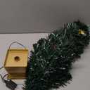 3ft Green Fiber Optic Christmas Tree, Prelit Artificial Tabletop mini Christmas Tree, Star, Butterfly and Ball Ornaments for Best Holiday Home Decorations