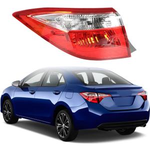 Rear Left Tail Light Assembly Replacement for Corolla 2014-2016 Driver Side