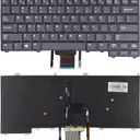 Backlit Keyboard Replacement with Pointer and Backit Compatible with Dell Latitude 14 7000 E7440 E7240 E7420 Series Black US Layout