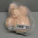 Winlyn 7 Pcs Assorted Sizes Fall Artificial Peach Pink Pumpkins Harvest Faux Foam Light Pink Pumpkins for Fall Autumn Season Halloween Thanksgiving Harvest Festive Tabletop Decoration