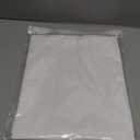 DONREN 24 by 24 Inches Long Small Tier Cabinet Curtains for Kitchen Thermal Insulated Half Long Pure White Short Drapes for Basement Bathroom Window Covering 1 Pair