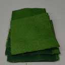 Nuanchu 12 Pieces 12 x 12 Inch Artificial Grass Square Mats Fake Grass Tiles Placemats Turf Patch Table Centerpieces Decor Rug for Crafts Miniature Garden Dollhouse DIY Party Indoor Outdoor, Green (12 x 12 x 0.6 inches)