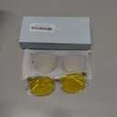 livho High Tech Blue Light Glasses - Advanced 99% Blue Light Blocking Computer Glasses - Anti Eyestrain & UV Glare Protection (*B1 Light Black+clear)