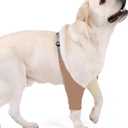 Dog Elbow Protector - Dog Sleeves for Wounds Front Legs, Keep the Elbow Wound Clean, with Inner Padding to Protect the Elbow Joint, Cone Collar Alternative to Stop Licking Wounds (Beige Brown,XL)