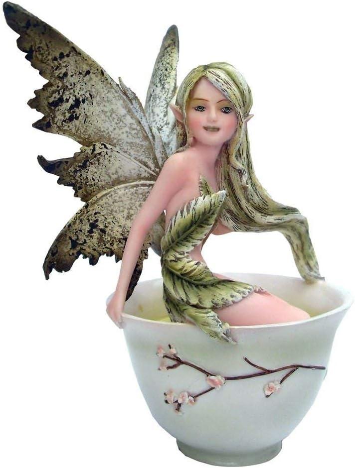 Pacific Giftware Green Tea Faery- Tea Cup Faery Collection by Amy Brown Fantasy Art
