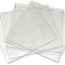 System 96 6inch Clear Glass Squares - 4 Pack
