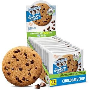 Lenny & Larry's The Complete Cookie, Chocolate Chip, Soft Baked, 16g Plant Protein, Vegan, Non-GMO, 4 Ounce Cookie (Pack of 12)