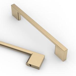 Asidrama 9 Pack 5 Inch(128mm) Brushed Brass Kitchen Cabinet Handles, Cabinet Pulls Kitchen Cabinet Hardware for Cupboard Drawer Pulls