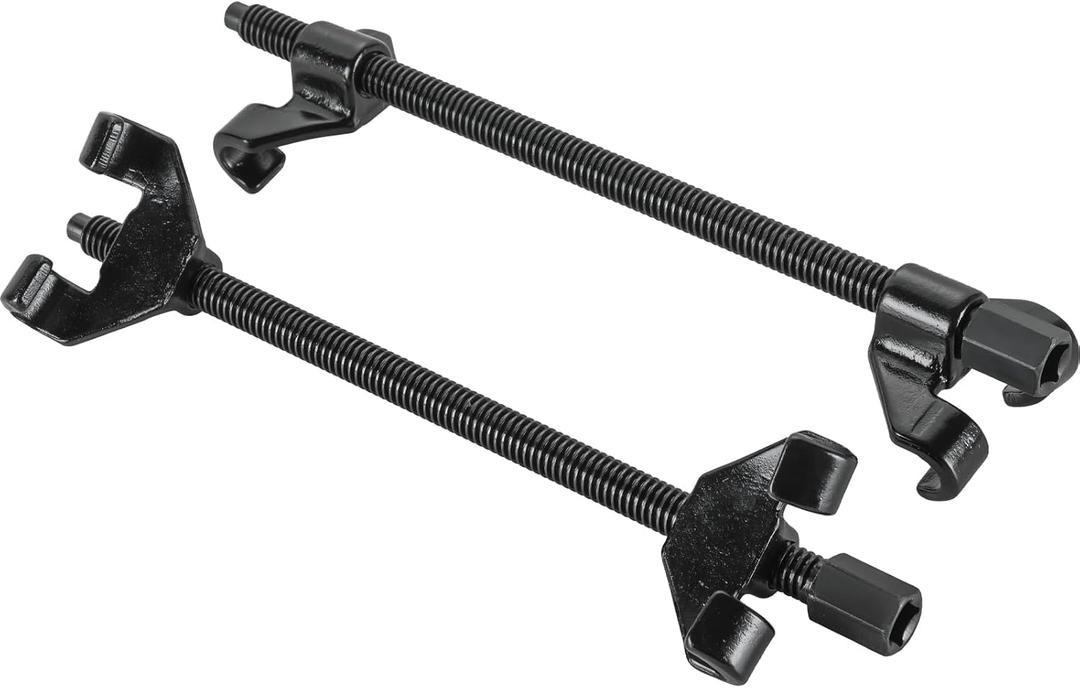 14" Coil Spring Compressor Tool | Heavy Duty Suspension Strut Remover Installer Tool Kit Macpherson Coil Spring Compressor Automotive Strut Spring Compressor with 2 Steel Jaws