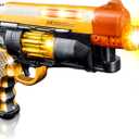 ArtCreativity Blade Runner Airsoft Toy Pistol Toy Gun for Kids with LED and Sound Effect, Design, Batteries Included, Sturdy Plastic Design, Great Gift Idea for Girls and Boys - 1 Pistol