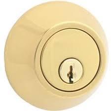 ATLAS - EASY INSTALLATION - DEADBOLT - NEW - BRASS - SINGLE CYLINDER