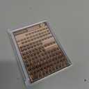 Brown Lash Clusters Wispy Eyelash Clusters Natural Cluster Eyelash Extensions C Curly Lashes Clusters Dark Brown Individual Lashes by Lanflower