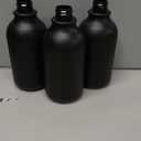 Molimoli Soap Dispenser, Bathroom Soap Dispenser Set, Glass Dispenser, Soap Dispenser for Kitchen, Kitchen Soap Dispenser Pump, 500ml/16.9 Oz, Set of 3, Black