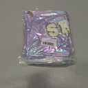 2 x Hiroyuki Iridescent Makeup Bag, 14 inches Cosmetic Bag, Large Capacity Travel Pouch (Skin, purple)