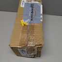 Dahey 10 Pcs Hanging Flower Pots Metal Iron Bucket Planter for Railing Fence Balcony Garden Home Decoration Flower Holders with Detachable Hooks, White, 5 inches