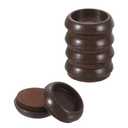 uxcell Furniture Pads, 10 Pcs 1-1/4" Furniture Moving Pads Round Chair Legs Floors Protectors with Felt for Carpet Hardwood Floor Heavy Furniture