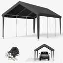 12x20 Ft Carport Replacement Cover, Waterproof & UV Protected (Only Cover)