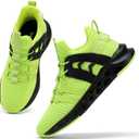 Boys Tennis Shoes Girls Kids Slip on Sneakers Lightweight Running Shoes for Athletic Walking (9 Toddler, Green)
