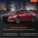LH Halogen Headlight W/o Bulbs Compatible with 2024 2025 Nissan Sentra S/SV, Headlamp Assembly Replace NI2502302 26060-6LY0A 260606LY0A (Left Driver Side)