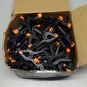 72 Pack 3.5 inch Plastic Spring Clamps, Black Heavy Duty Clips, Backdrop Clips, Plastic Clamps for Crafts, Backdrop Stand, Woodworking, Photography