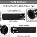 1" inch Handlebar Grips CNC Throttle Grip 25mm Universal Hand Grip for Sportster Fatboy Dyna Softail VRod Cafer Chopper Bobber Custom Touring Road King Electra Glide Street Bob Night Train XL XR