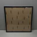 19x19 Shadow Box Frame Contemporary Black Finish | 3/4" Depth of Usable Space| Interior Size 19x19 Inches| UV Resistant Acrylic, Acid-Free Backing, Wall Hangers | Made in USA