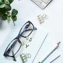 Kerecsen Reading Glasses 5 Pairs Fashion Ladies Readers Spring Hinge with Pattern Print Eyeglasses for Women (Mix Color -2, 1.75)