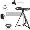 Cane with Seat 2-in-1 Portable Walking Stick with Seat for Men & Women Folding Lightweight Sturdy Tripod Cane Foldable Stool Mobility Aid Crutch Chair with Travel Bag for Elderly, Seniors & Handicap, One Size