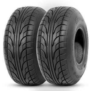 HALBERD 145/70-6 Go Kart Street Mini Bike ATV Tires, 4 PR 145 70-6 Off-road Tires, Tubeless, Pack of 4, P349
