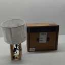 Luminous CA 10x18 Nat Wood Table Lamp