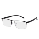 MIRYEA Progressive Multifocus Computer Reading Glasses Blue Light Blocking Multifocal Readers for Men and Women Multi Focus Eyeglasses Eyewear Anti Glare Light Weight TR90 Semi-rimless Frame