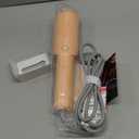 TYMO Automatic Rotating Curling Iron - TYMO CURLPRO Beach Waves Curling Wand, Portable Hair Curler, 500 Million Ionic, Dual Voltage & Lightweight for Travel, Ceramic Coating, 1 Inch, Peach