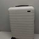 Away Bigger Carry-On Luggage, Lightweight Hardside Large Suitcase with Spinner Wheels, TSA Lock, Airline Approved, Cloud Gray