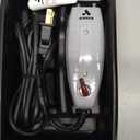 Andis 04780 Professional T-Outliner Beard & Hair Trimmer for Men with Carbon Steel T-Blade, Bump Free Technology  Corded Electric Beard Trimmer, GTO, Grey