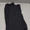 OQQ Yoga Pants Women High Waist Casual Soft Crossover Straight Leg Medium, Black