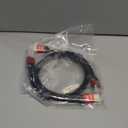 HDMI Cables 3.3FT/1M 2-Pack, Highwings (Certified HDMI 2.1) 10K 8K@60Hz 4K@120Hz 48Gbps HDMI Cord, Ultra High Speed Picture Quality Performance Cable, Braided, HDCP 2.2&2.3, eARC, Ease of Installation (Red)