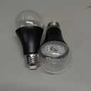 Black Light Bulbs, 12W LED Black Light Bulb for Halloween Decoration, UVA 385-400nm UV Black Light, A19 Blacklight Bulb for Glow in Dark, Body Paint Poster Glow Party, 2 Pack