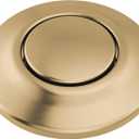 Delta Faucet Air Switch for Disposal Gold, Air Switch for Garbage Disposal, Air Switch Kit, Air Switch Button, Champagne Bronze 72050-CZ