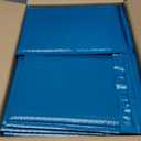 Quality Park Bubble Mailers, 6 x 9 Inch, Blue Poly Mailers, Padded Envelopes, Shipping Envelopes, Water Resistant, Self Seal, 50 Per Box (QUA85862)
