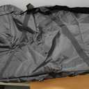 Uranshin 600D Oxford Fabric Large Outside Chair Storage Bag, Black, 43.3 x 29.13 x11.02 inches, Zipper Closure, Portable, Durable, Ideal for Zero Gravity, Reclining, Camp, Beach, Wheelchair Chairs