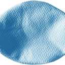 Dining Chair Seat Cover, Chair Protector Cover, Nonslip Protection Seat Slipcover Chair Seat Cushion Protector for Study Room, Blue, Size 32 inch